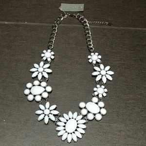 White flower necklace